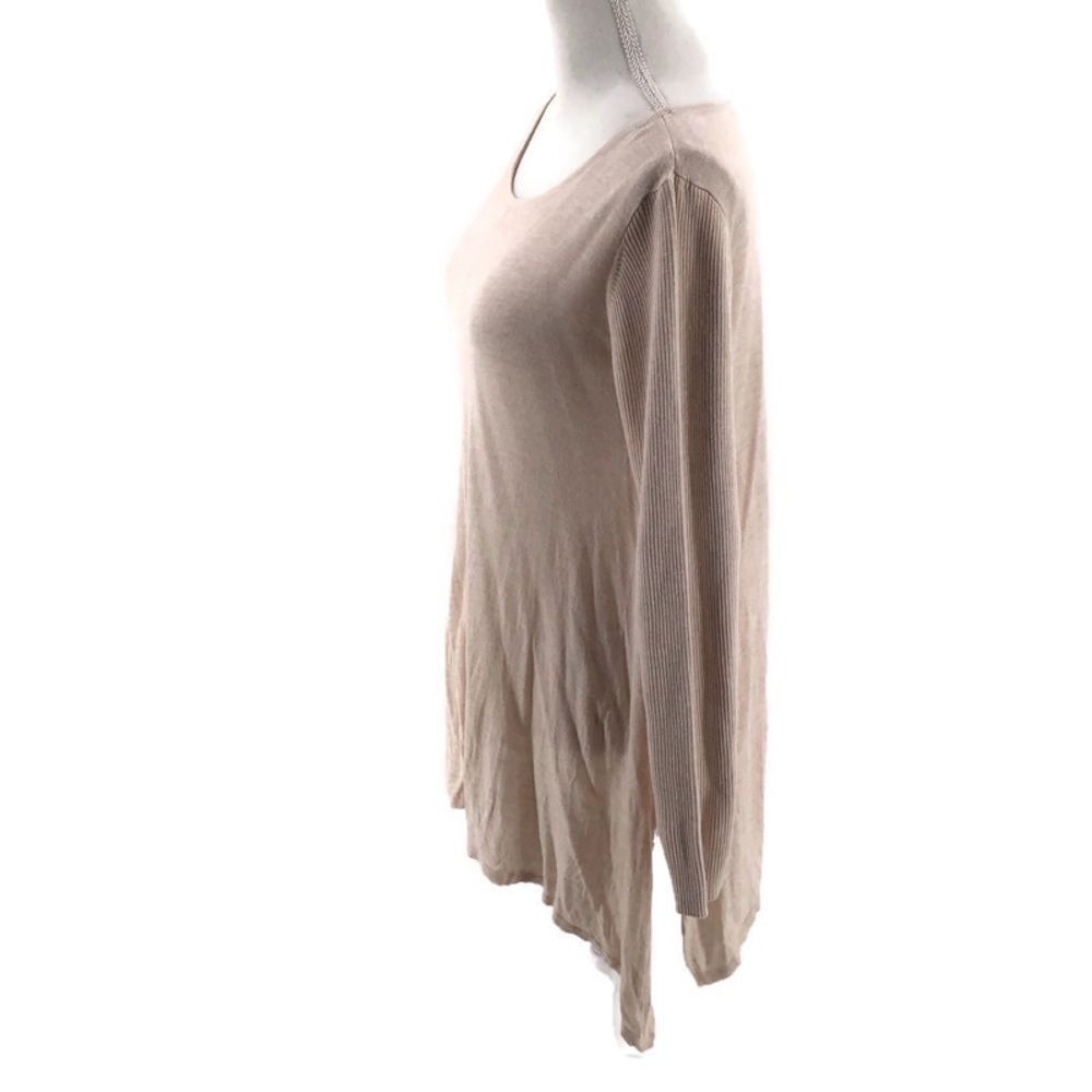 Belldini Round Neck Ribbed Long Sleeve Sweater L - Picture 2 of 6